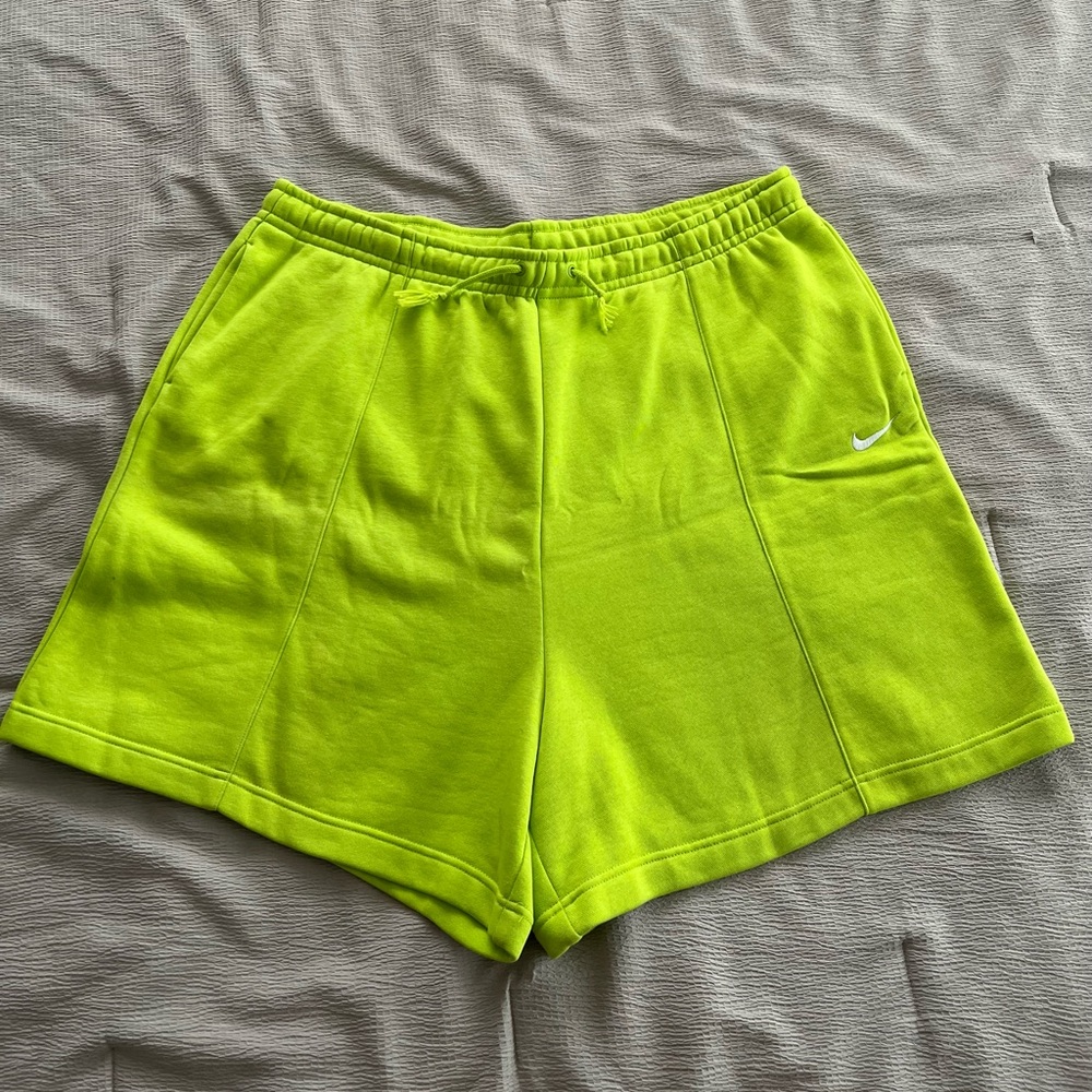 Nike Lime Green (volt) cotton shorts